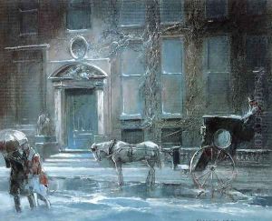 The Canfield Gambling House by Everett Shinn