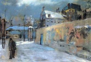 After the Rehearsal by Everett Shinn