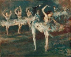 The Masked Dancer by Everett Shinn