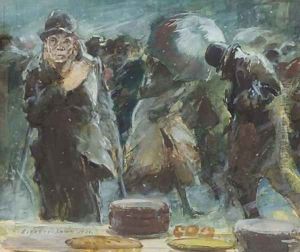 The Cafe by Everett Shinn
