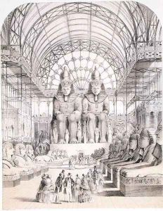 The Nubian Court at The Crystal Palace in Sydenham, c.1851-1855 by Thomas Hosmer Shepherd