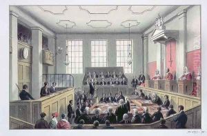 The Old Bailey, London by Thomas Hosmer Shepherd