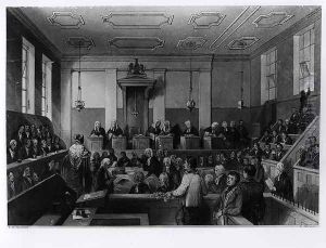 Central Criminal Court, The Old Bailey, engraved by H. Melville by Thomas Hosmer Shepherd