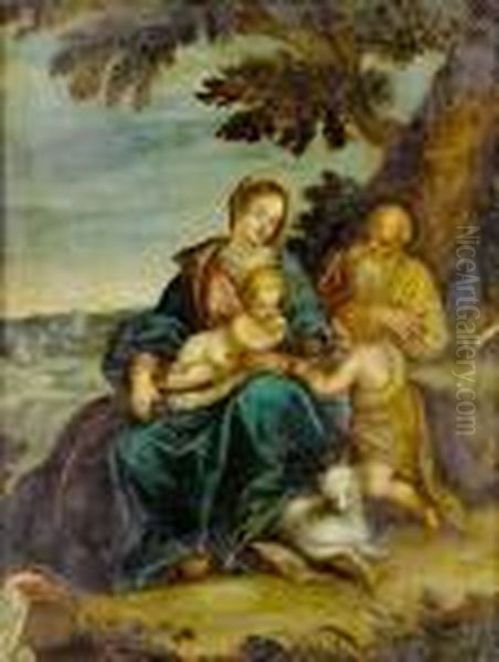 The Holy Family With The Infant Saintjohn - view 1