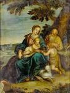 The Holy Family With The Infant Saintjohn