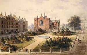 Lincolns Inn Fields, Holborn by Thomas Hosmer Shepherd