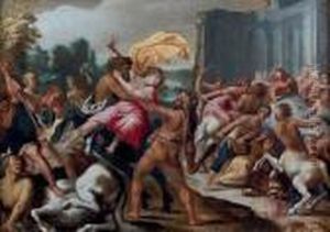 Combat Des Lapithes Et Des Centaures