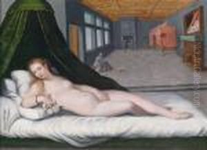 Die Venus Vonurbino In Einem Flamischen Interieur