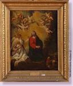 Le Christ Au Jardin Des Oliviers by Hans Rottenhammer
