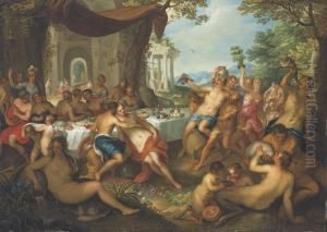 The Banquet Of The Gods by Hans Rottenhammer