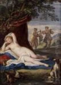 Il Riposo Di Diana by Hans Rottenhammer