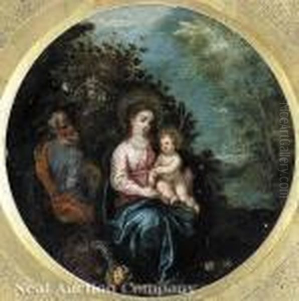 The Holy Family:rest On The Flight Into Egypt - view 1