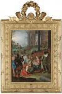 The Adoration Of The Magi by Hans Rottenhammer