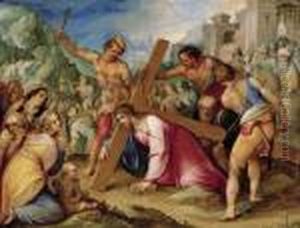 Christ On The Road To Calvary by Hans Rottenhammer