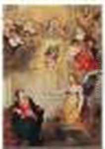 The Annunciation by Hans Rottenhammer