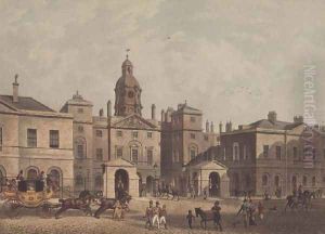 The Horse Guards, Whitehall from Ackermanns Repository of London, 1816