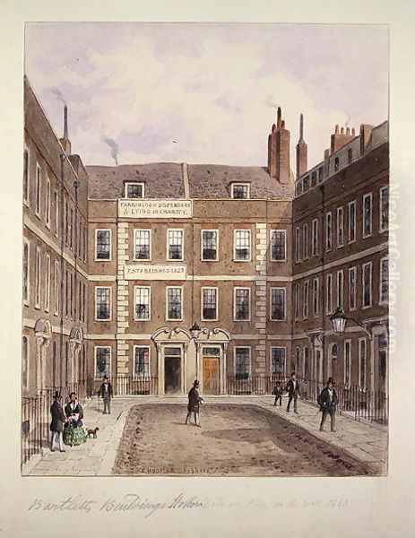 Bartletts Buildings, Holborn, 1838 - view 1