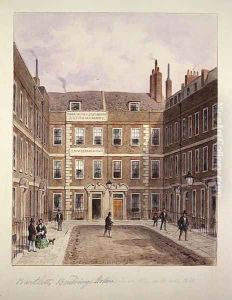 Bartletts Buildings, Holborn, 1838 by Thomas Hosmer Shepherd