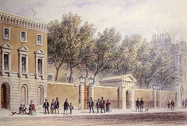 The New Entrance to Grocers Hall, 1854 - view 1