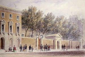 The New Entrance to Grocers Hall, 1854 The New Entrance to Grocers Hall, 1854
