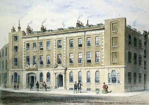 Apothecaries Lane, 1855 by Thomas Hosmer Shepherd