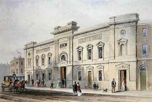 The New Front Astleys Theatre, c.1846 by Thomas Hosmer Shepherd