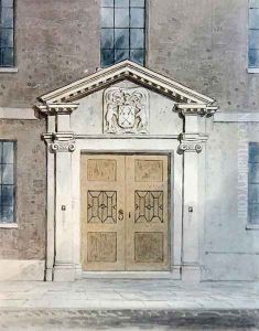 The Entrance to the Cutlers Old Hall, 1850