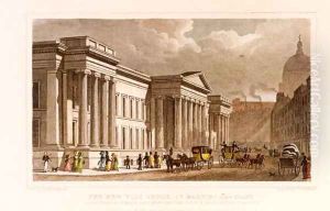The New Post Office, St. Martins le Grand, engraved by William Tombleson born c.1795, published by Jones & Co., 30th August, 1828 by Thomas Hosmer Shepherd