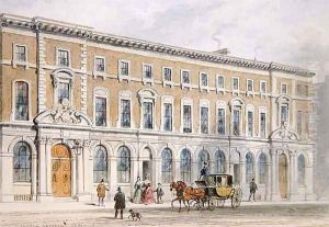 The New Building of Merchant Taylors and Hall, 1853 by Thomas Hosmer Shepherd