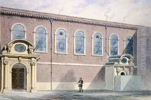 Haberdashers Hall, 1852 by Thomas Hosmer Shepherd