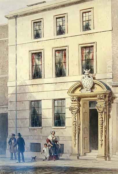 The New Front of Painter Stainers Hall, 1850 - view 1