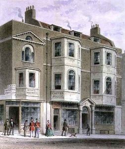 Crace XIV-121 Old Houses in King Street, Westminster. . . to be taken down for the New Street by Thomas Hosmer Shepherd