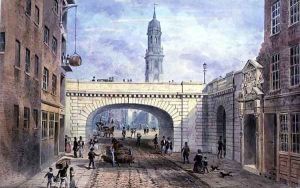 Entrance to Old Fishmongers Hall from Thames St.