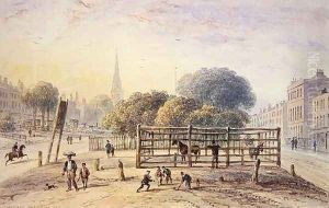 View of Islington Pound, 1850