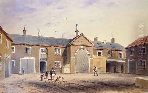 The City Green Yard, 1855 - view 1