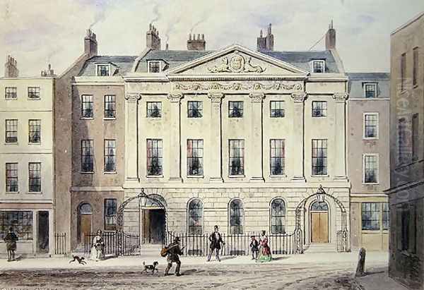 The East front of Skinners Hall, 1851 - view 1