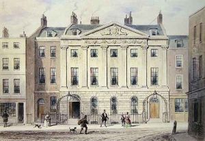 The East front of Skinners Hall, 1851 by Thomas Hosmer Shepherd