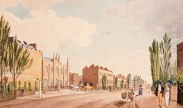 Crace XXXV - 16 View of the Female Reform and the New Chapel of the Philanthropic School, St. Georges Field, 1805 - view 1