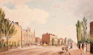 Crace XXXV - 16 View of the Female Reform and the New Chapel of the Philanthropic School, St. Georges Field, 1805 by Thomas Hosmer Shepherd