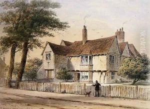 The Rectorial House, Newington Butts, 1852 by Thomas Hosmer Shepherd