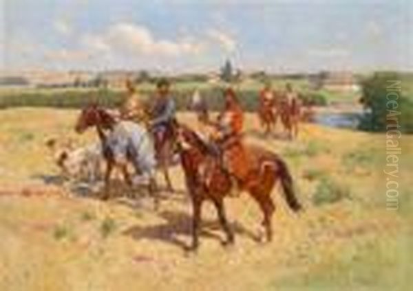 Aufbruch Zurfalkenjagd - view 1