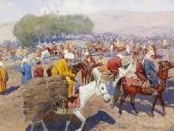 Market Scene In Caucasus - view 1