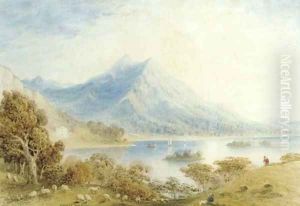 A mountainous lakeland landscape