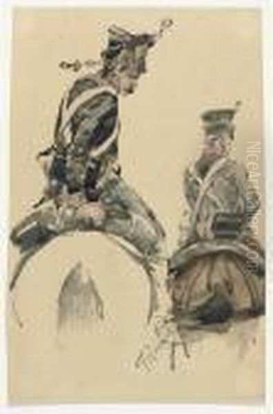 Two Soldiers - view 1