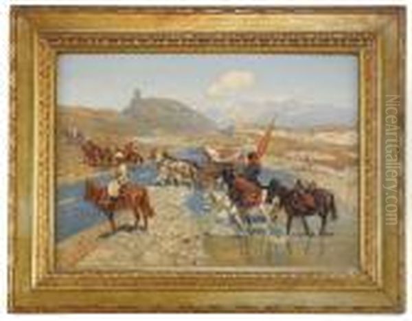 Crossing A River - view 1