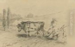 The Plough Team by Franz Roubaud