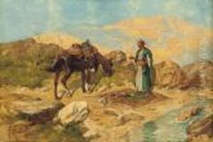 The Hunter's Rest by Franz Roubaud
