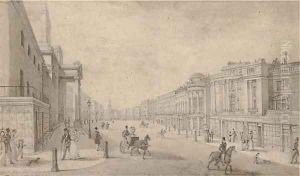 Regent Street, London by Thomas Hosmer Shepherd
