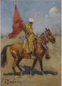 The Standard Bearer by Franz Roubaud