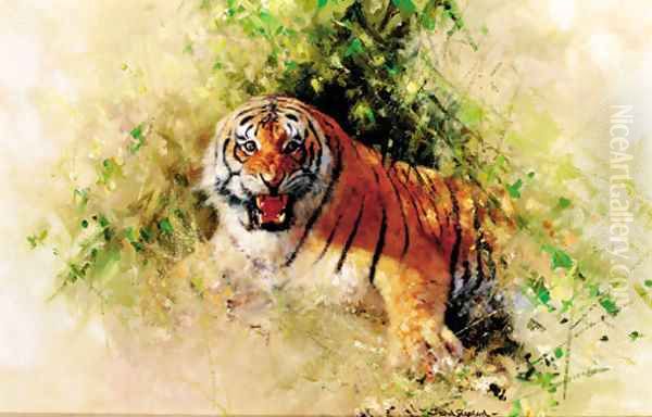 Study for 'Tiger Fire' - view 1